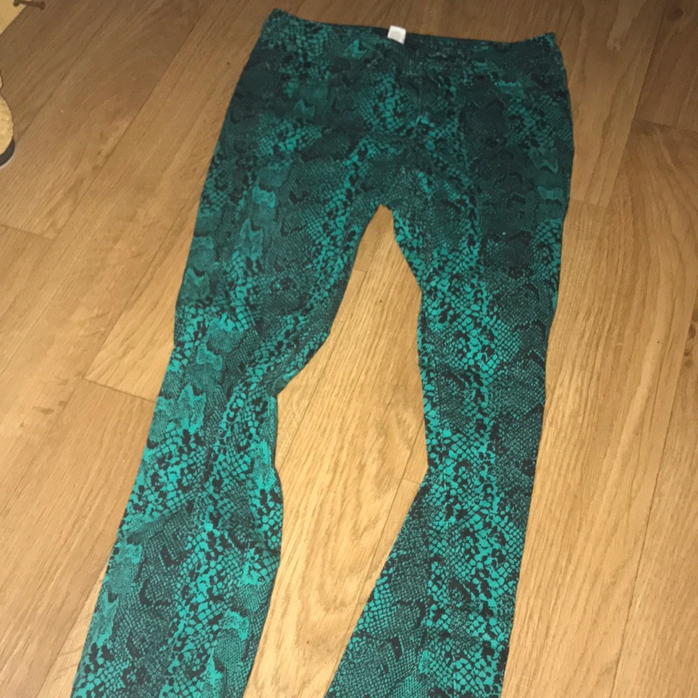 Snakeskin pants